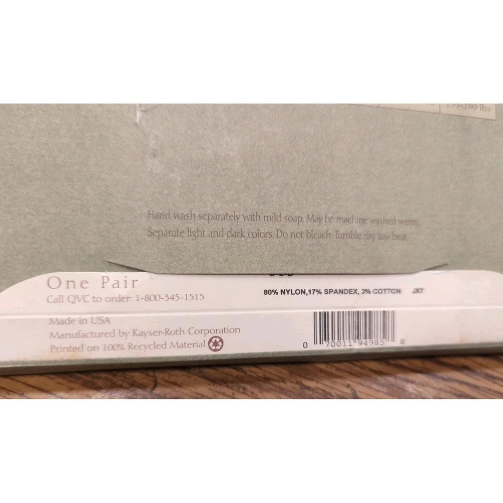 New Legacy Leg Wear Body Shaper Pantyhose Dove Color Size D‎
